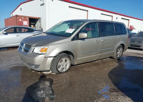 2008 Dodge Grand Caravan Sxt из США, поврежденный, VIN 1D8HN54P78B107721